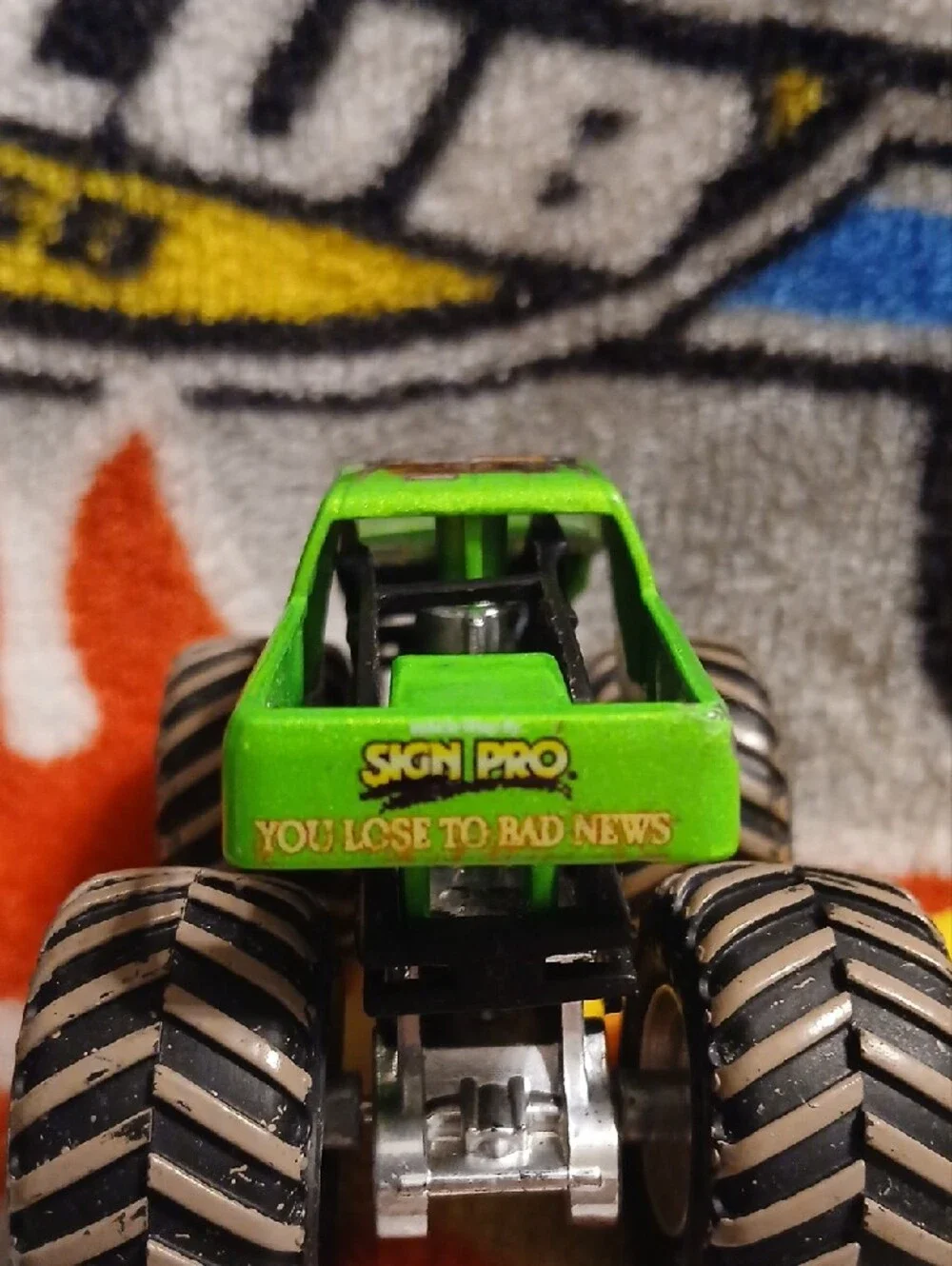 Hot Wheels very slightly